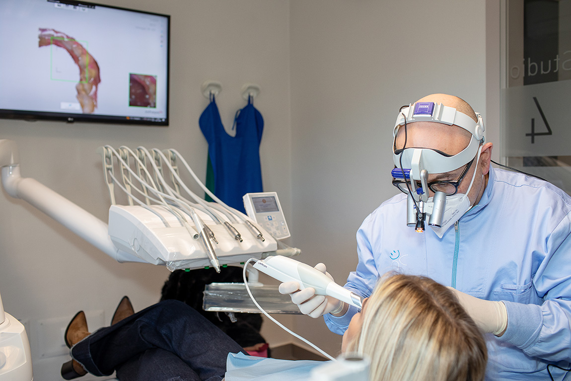 Impronte dentali digitali 3D studio dentistico Brescia 
